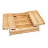 21" Tiered Maxx System Drawer with Soft-Close Slides Maple Rev-A-Shelf 4WTMD-24HSC-1