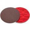 SurfPrep 6"x1/2" Red Foam Abrasives Disc, 100 Fine, Aluminum Oxide, No Hole, Hook/Loop