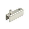 Glass Door Hinge Kit for 1/4" and 3/16" Glass Brushed Nickel Epco 510-BN