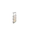 Natural Maple Solid Bottom (4) Shelf Pullout w/ Soft-Close for Full Access 12" Pantry w/Height of 43-13/32" to 50-3/4" Rev-A-Shelf 5343-10-MP