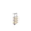 Natural Maple Solid Bottom (4) Shelf Pullout w/ Soft-Close for Full Access 18" Pantry w/Height of 43-13/32" to 50-3/4" Rev-A-Shelf 5343-16-MP