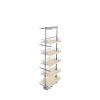 Natural Maple Solid Bottom (5) Shelf Pullout w/ Soft-Close for Full Access 15" Pantry w/Height of 58-1/4" to 65-3/4" Rev-A-Shelf 5358-13-MP