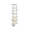 Natural Maple Solid Bottom (6) Shelf Pullout w/ Soft-Close for Full Access 18" Pantry w/Height Opening of 73-5/8" to 80-3/4" Rev-A-Shelf 5373-16-MP
