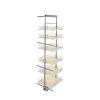 Natural Maple Solid Bottom (6) Shelf Pullout w/ Soft-Close for Full Access 21