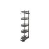 Orion Gray Solid Bottom (5) Shelf Swing-Out Pantry for Full Access 24" Pantry w/Height Opening of 74" Rev-A-Shelf 5374-18FL-FOG