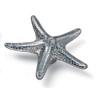 Oceana Starfish Knob 71mm Wide Silverado Laurey 56760