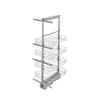 Chrome Wire (4) Shelf Pullout w/Soft-Close for Face Frame 21