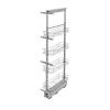 Chrome Wire (4) Shelf Pullout w/Soft-Close for Face Frame 12