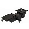 Fully Articulated Keyboard Arm, with 17" Plastic Glide Track Black Knape and Vogt 5930D