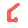 Rubber Coat and Hat Hook 63mm Long Red Sugatsune PXB-GR05-211-RD