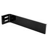 8" x 2" x 1-5/8" Hidden Shelf Bracket Black Federal Brace 32154