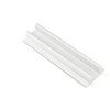 Aluminum Double Sliding Door Track Satin Clear Anodized 12' Epco 723-A