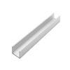 Aluminum Track Base for 726 Single Track 5/8" W Satin Clear Anodized 12' Epco 725-A