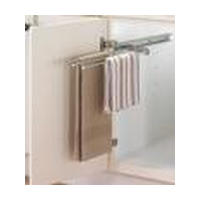 3-Prong Towel Bar Pull-Out 4-13/16" W Anochrome Knape and Vogt P793 ANO
