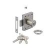 7810 Cabinet Door Lock 1-3/16 Long Nickel MKKD Sugatsune 7810-30NI-MK