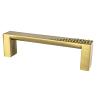 Roque Pull 96mm Center to Center Modern Brushed Gold Berenson 8103-1MDB-P