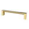 Roque Pull 128mm Center to Center Modern Brushed Gold Berenson 8104-1MDB-P