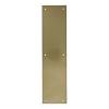 15" Brass Door Push Plate 3-1/2" W Bright Brass Allegion US 44074147544