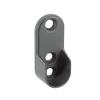 44mm Open Flange for Oval Closet Tubing with Screws Matte Black Epco 840-BL