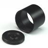 Closed Cuff Flange for 1" and 1-1/16" Round Closet Tubing Oil Rubbed Bronze 855-ORB