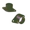Closed Flange for 1" and 1-1/16" Round Closet Tubing Oil Rubbed Bronze Epco 860-ORB
