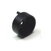 Closed Socket Flange for 1-1/4" and 1-5/16" Round Closet Tubing Matte Black Epco 865-BL