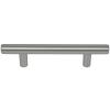 Builders Pull 3-3/4" Center to Center Brushed Satin Nickel Laurey 87001