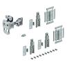 Wingline L Left Hand Fitting Set for Max. 26lb Door Wing Weight Non-Self-Closing Hettich 9 237 901