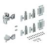 Wingline L Right Hand Fitting Set for Max. 26lb Door Wing Weight Self-Closing/Bottom Guide Hettich 9 237 906