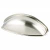Euro Moderno Cup Pull 64mm Center to Center Brushed Nickel Berenson 9710-1BPN-P
