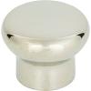 Stainless Steel Round Knob 1-1/4" Dia Polished Stainless Steel Atlas Homewares A856-PS