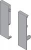 Blum ZIF.75D0.US TANDEMBOX Interior Front Fixing Bracket Set (Right &amp; Left), D Height, Gray