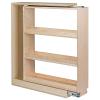 6" x 30" Base Cabinet Filler Pullout Organizer Maple Century Components BCF630PF