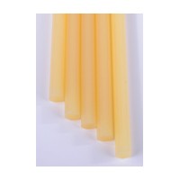 Bostik BI6305-80, Hot Melt Glue Sticks, High Temp, 7/16 x 15in, Pale Straw Color, 5lb box