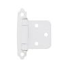 Variable Overlay Face Mount Self-Closing Hinge White Amerock BPR3429W