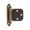 Variable Overlay Face Mount Self-Closing Hinge Antique Brass Amerock BPR7629AE