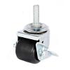 2" Stem Mount Business Machine Caster with Brake Polyolefin DH Casters C-B20034T2PS-SB