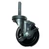 4" Stem Mount Heavy Duty Swivel Caster with Brake Phenolic DH Casters C-LM4T4PNSB