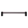 Clarity Appliance Pull 12" Center to Center Smoke Acrylic/Matte Black Hapny Home C1001-BMB