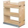 12" Cascade Series Face Frame Base Cabinet Pullout Organizer Birch Century Conmponents CASBO115PF