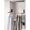 CONERO Classic Wardrobe Lift 17-1/2" - 24-3/4" Powder Black 30 lb Capacity Kessebohmer
