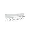 14" Deluxe Scarf Rack with Soft-Close Chrome Sidelines CSFRSL-14-CR-1
