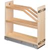 7-1/2" Signature Series Cookie Tray Frameless Base Cabinet Pullout Organizer Maple Century Components CTP70PF