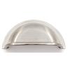 Heritage Cup Pull 76mm Center to Center Brushed Satin Nickel Studio 917 P504BSN-76
