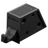 Push Latch with Lip for Euro Panels Black Salice DP3SN3