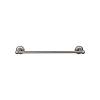 Edwardian Bath Single Towel Bar 30" Center to Center with Plain Backplate Antique Pewter Top Knobs ED10APD