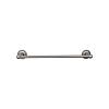 Edwardian Bath Single Towel Bar 30" Center to Center with Ribbon Backplate Antique Pewter Top Knobs ED10APE