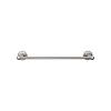 Edwardian Bath Single Towel Bar 30" Center to Center with Rope Backplate Brushed Satin Nickel Top Knobs ED10BSNF