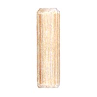 Excel Dowel 1/4X1-1/2-1000PK, Dowel Pins, Fluted Groove (Inch), Non-Glued, 1/4ft x 1-1/2, Pack 1,000