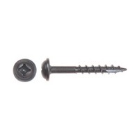 WE Preferred 1MWRP08112F2F (18600) FaceFrame / Pockethole Screw, Round Washer Head Square, Type 17 Auger Pt, Coarse, 1-1/2 x 8, Blk, Bulk-1000
